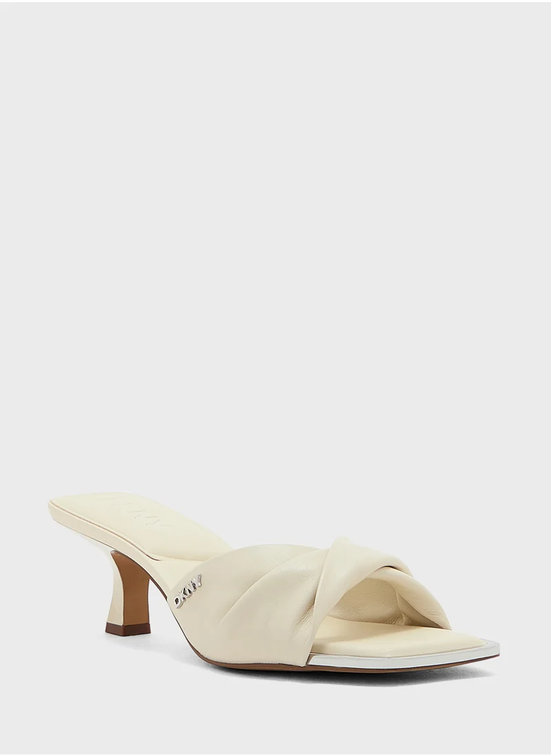 DKNY Jolaine Twist Mid Sandals