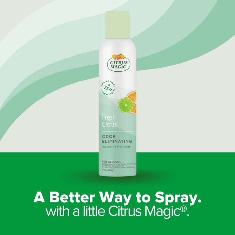 Citrus Magic Natural Odor Eliminating Air Freshener Spray - Tropical Citrus Blend, 3-Ounce - Image 5