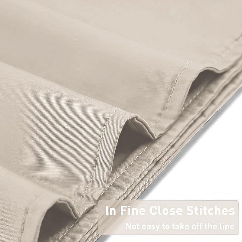Weighted Idea Cool Removable Duvet Cover 48''x72'' for Weighted Blanket (Soft and Fabric, White Grey) - Image 5