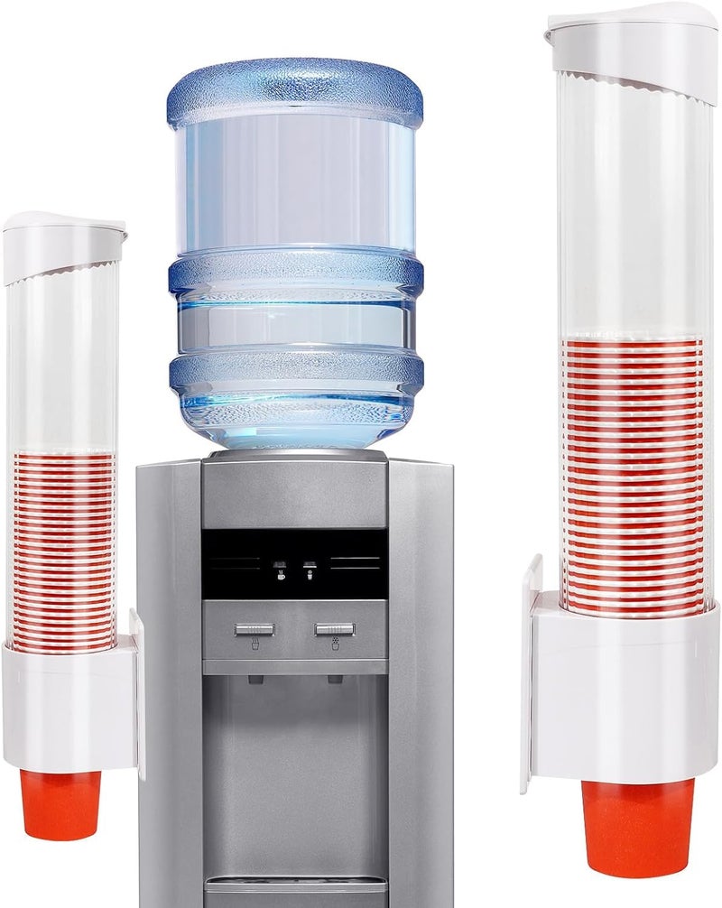 Bennort Paper Cup Dispenser Holder For Water Glass Wall Mount Drinking Water Cup Dispenser Rack And StorageDisposable Cup Holder Organizer For Home Office HospitalSticker Or Screw Plate Mountable - Image 2
