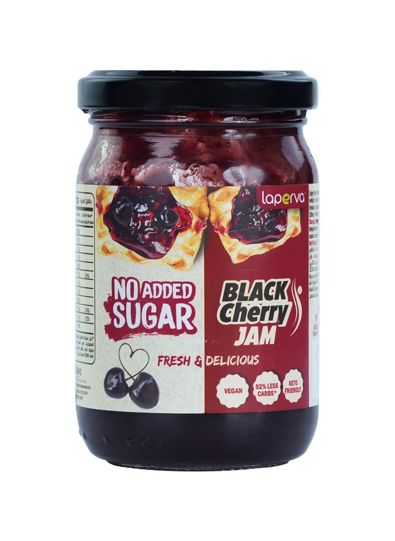 Laperva Laperva No Added Sugar Jam, Black Cherry, 235 Gm 
