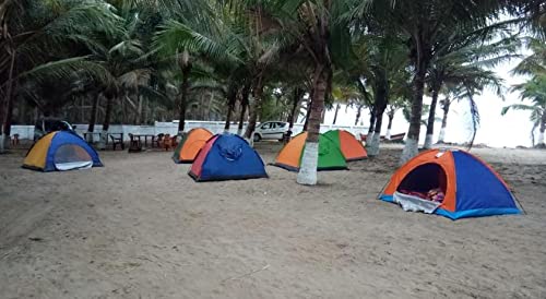 DASNDAS Polyester Waterproof 6 Person Camping & Outdoor Tent for Fishing Travel Hiking Hunting Camping (Multicolour 6 Person) - Image 5