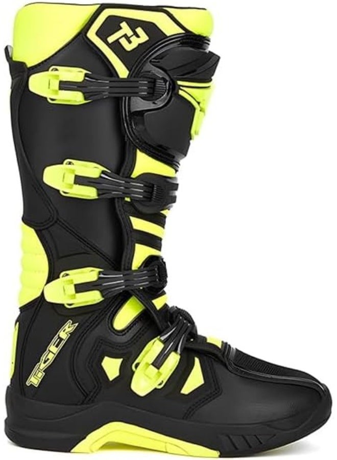 T2 Pro-Style Motocross Leather Boots - Image 3