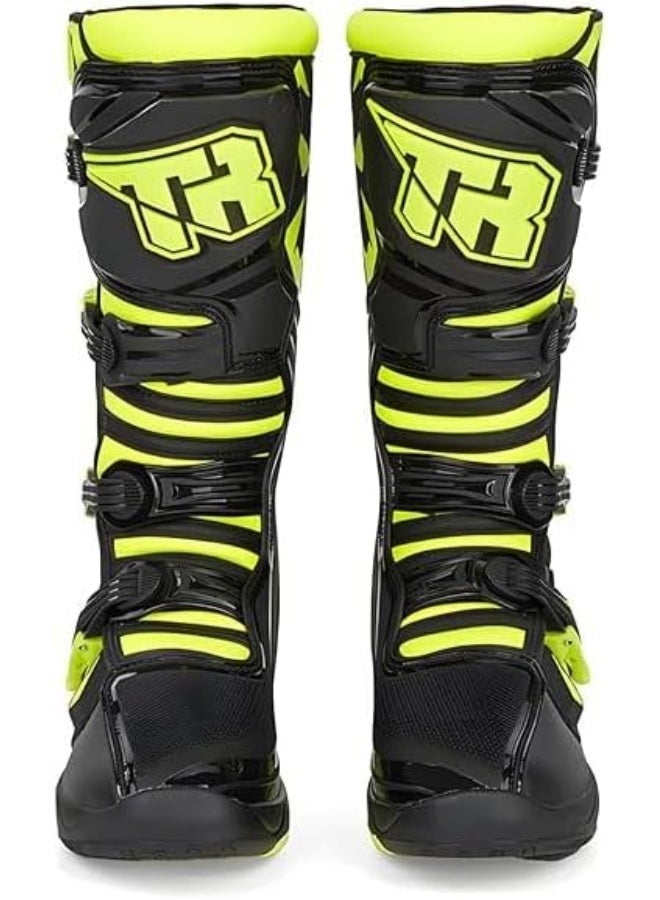 T2 Pro-Style Motocross Leather Boots - Image 2