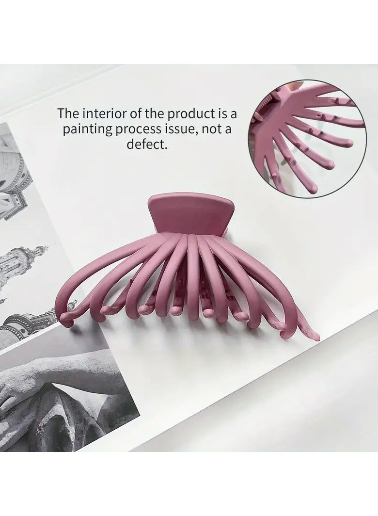 Goolsky Larg Hair Claw Simple Ladies Hair Claw Shark Claw Plastic Hair Clip Elegant Hair Accessory - Image 5
