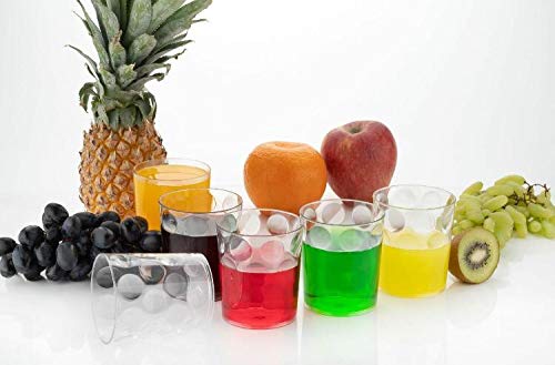 UNLOCK 6 Pcs Plastic Diamond Design Unbreakable Stylish Transparent Water GlassJuice GlassBeer GlassWine Glass Plastic Glass Set 6 Pcs 300 ml - Image 3