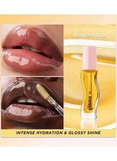Gisou Gisoo Lip Oil Honey  Infused 0.27 oz 8 ml  - Image 4