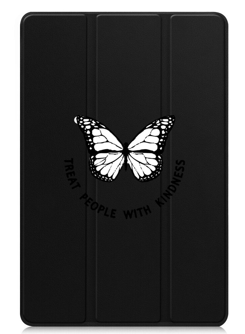 Theodor Protective Flip Case For Xiaomi Pad 7 & Xiaomi Pad 7 Pro With Trifold Stand Auto Wake Sleep Shockproof Cover - Treat people with kindness-01 - Image 1