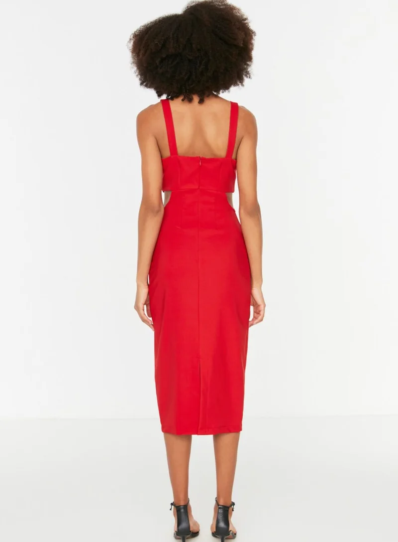 trendyol Strappy Cut Out Detail Dress