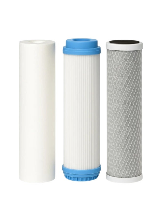 Imported 3-stage filter cartridge set - High-quality "sealed" Taiwanese components
