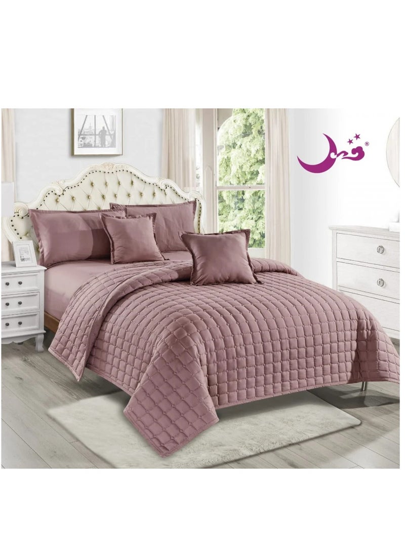 Moon Comforter Set 6 Piece Double-Sided Microfiber Bedspread King  - Image 2