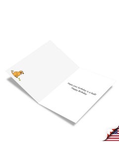 NobleWorks - 1 Funny Animal Card For Birthdays - Pet Cat And Dog Humor, Birthday Notecard With Envelope - Dog Wishes C3673Bdg  - Image 2