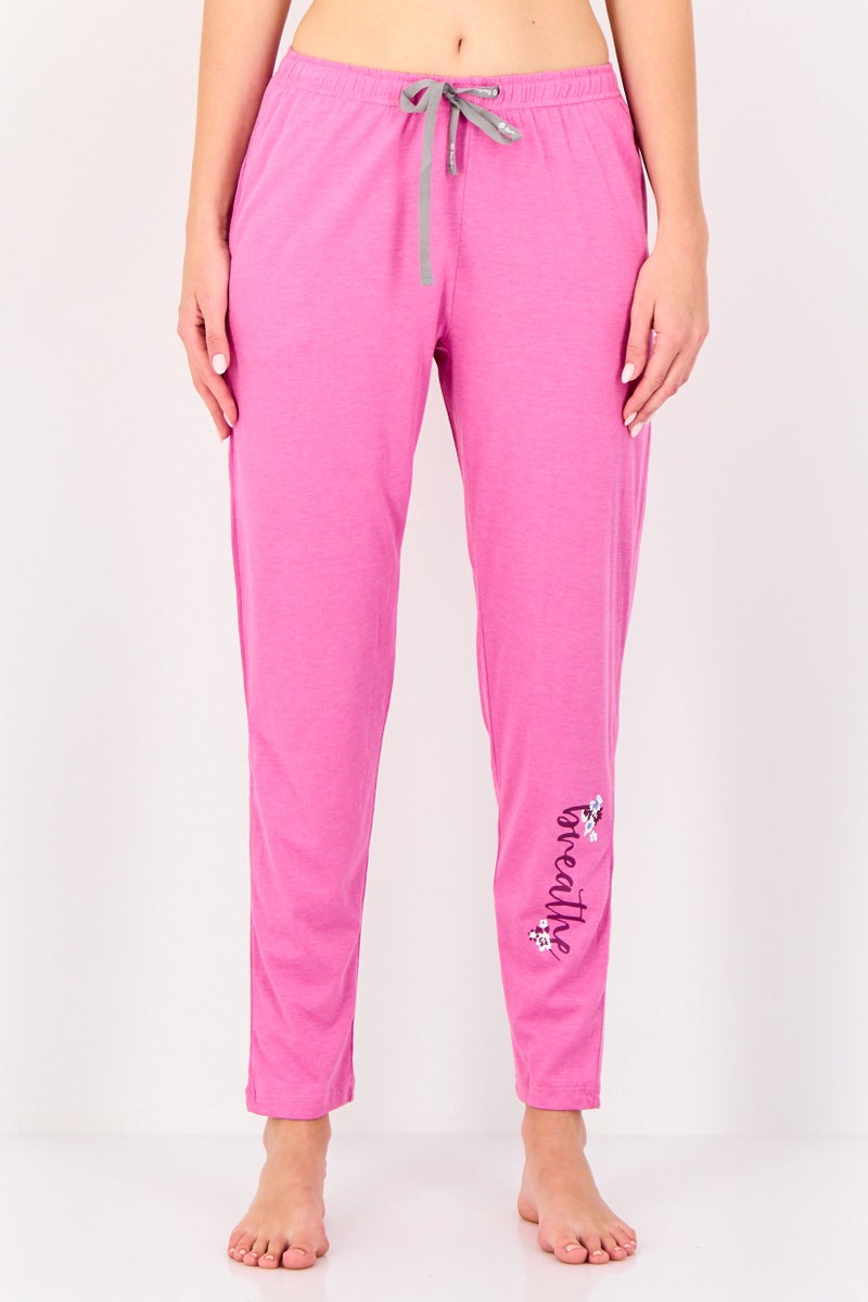 Zivame x Rosaline Women 2 Pieces All Over Print Drawstring Pajamas, Multicolor - Image 1