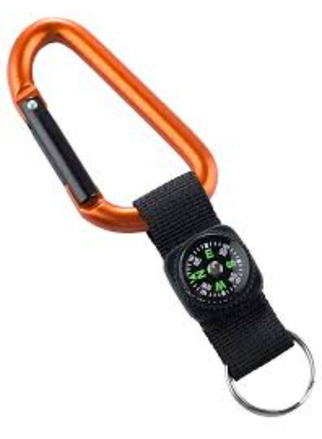 Munkees CARABINER WITH STRAP COMPASS AND KEYRING 8MM - Image 4