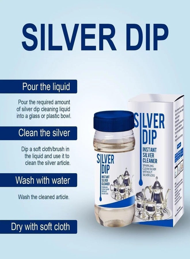 Dustex Silver Dip - Fast-Acting Silver Cleaner for Home & Kitchen Use | Instantly Restores Shine Without Fading or Damage (Silver Dip) (Fresh) - Image 4