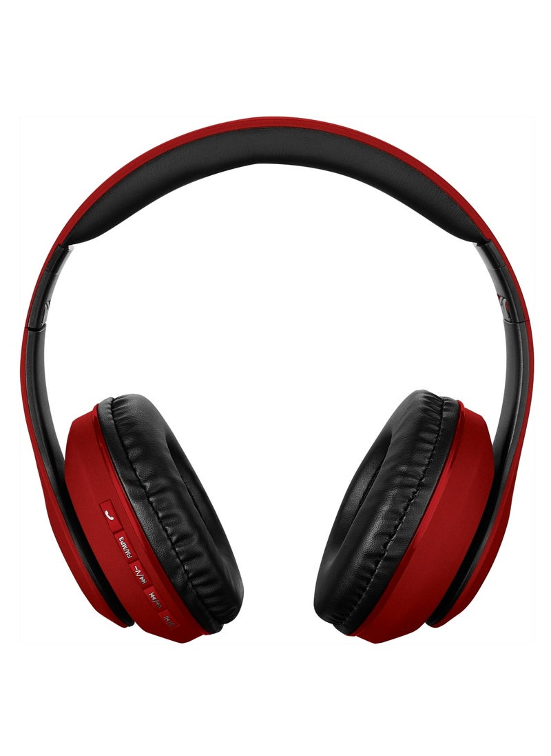 Volkano Impulse Series Bluetooth Headphones - Red  - Image 2