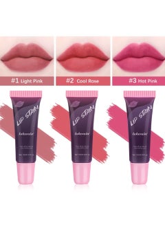 lakerain Lip Stain Peel Off Lip Stain Light Pink Peel Off Lip Color Stain Lipstick Long Lasting Lip Stain Peel Off Sweat Proof Waterproof Highly Pigmented Matte Lipstick Liquid Peel Off Lip Tint 10ml 03  - Image 2