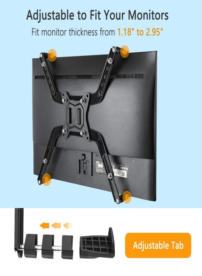 HUANUO Universal VESA Mount Adapter Kit, Non-VESA Adapter for 17 to 27 Inch Monitor Screens to 75x75 VESA Mount - Image 3