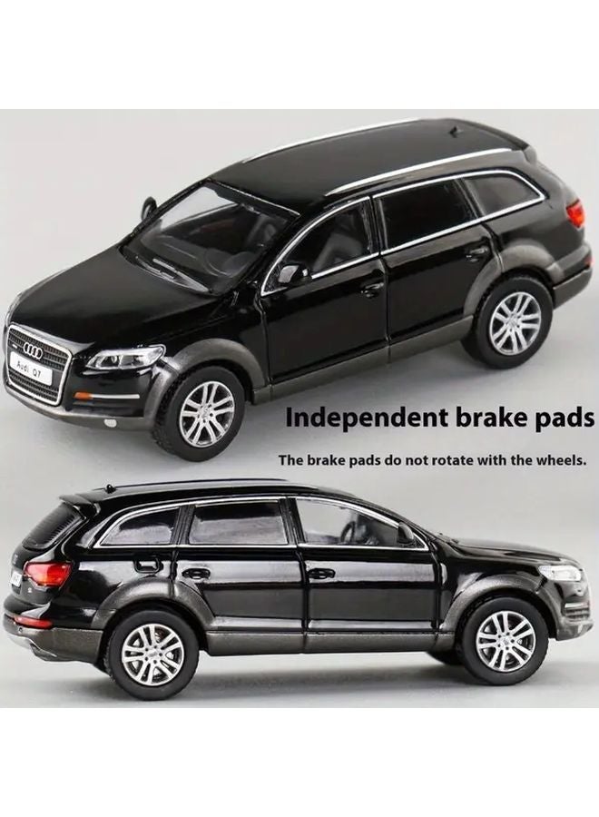 Black Audi Q7 FSI Quattro 2008 1 64 Scale Diecast Model Alloy Car Toy - Image 5
