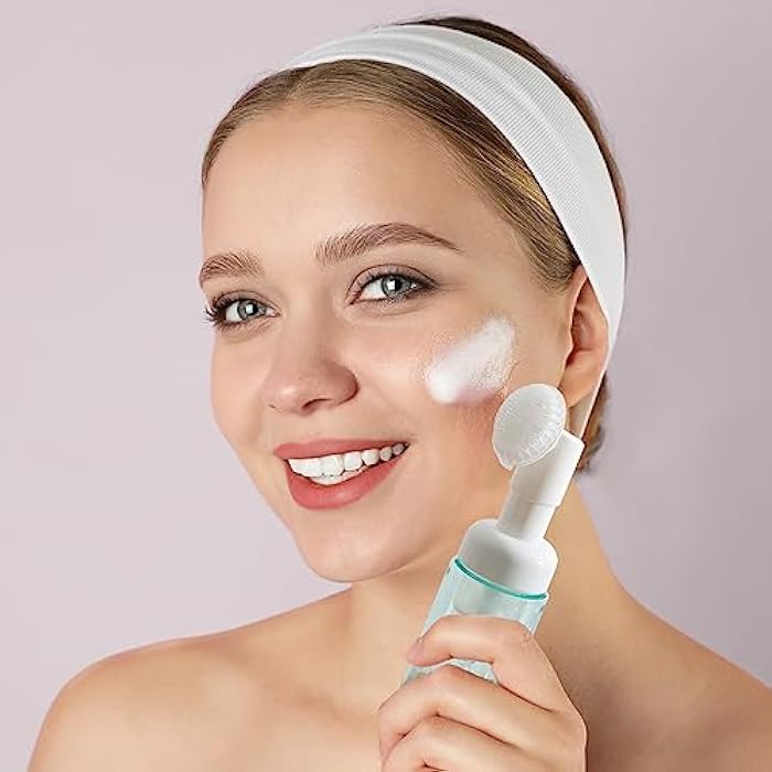 owlyee 2oz Foam Bottle (3PCS) with Brush, Empty Foaming Pump Dispenser for Hand Soap, Lash Cleanser, Shampoo to Travel (60ml, Green) - Image 3