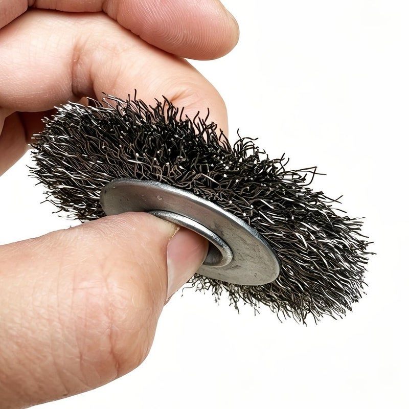 2.56 Inch Steel Wire Wheel Brush For Angle Grinder Rust Removal - Image 5