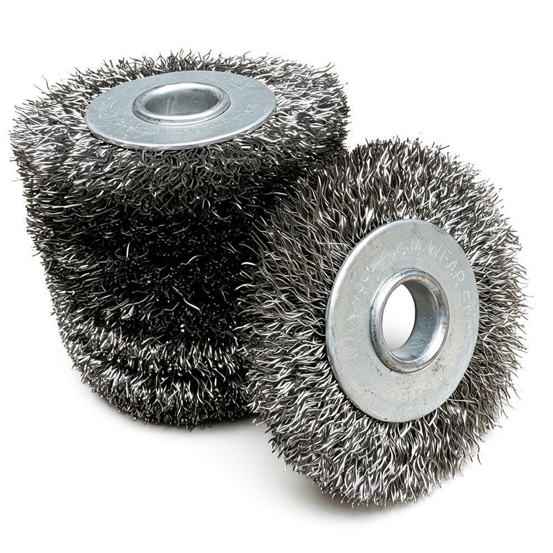 2.56 Inch Steel Wire Wheel Brush For Angle Grinder Rust Removal - Image 3