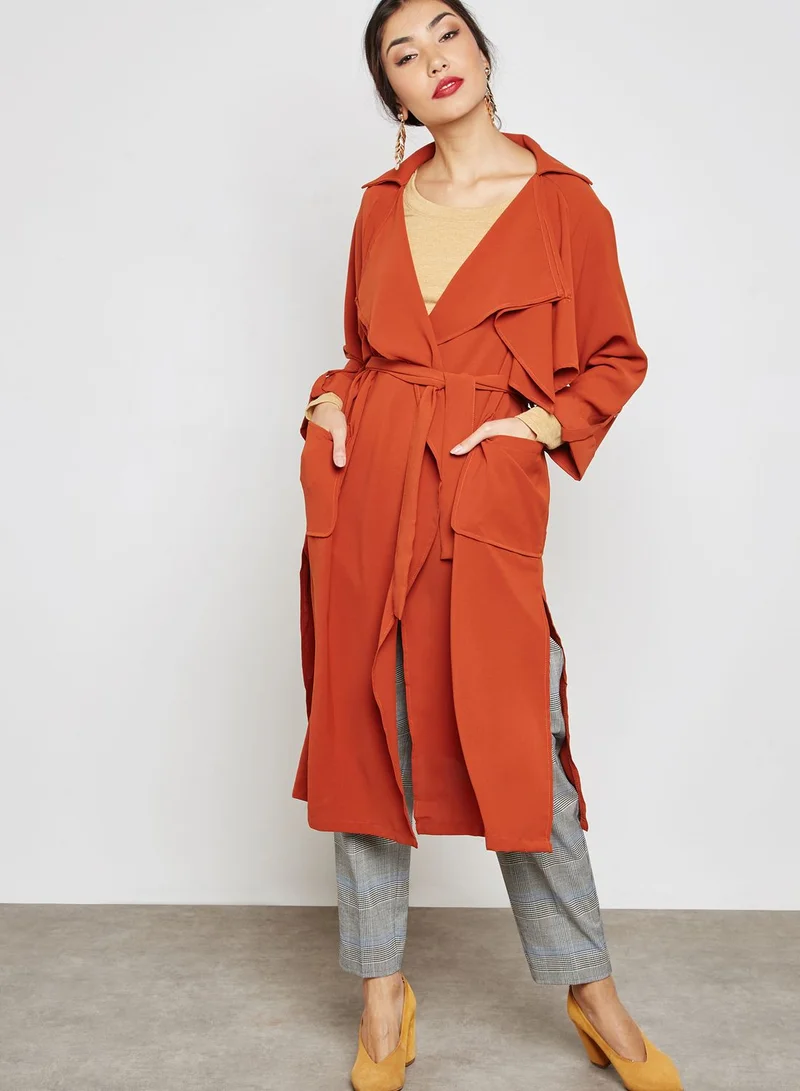 ELLA Lightweight Waterfall Longline Jacket