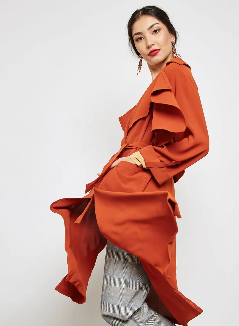 ELLA Lightweight Waterfall Longline Jacket