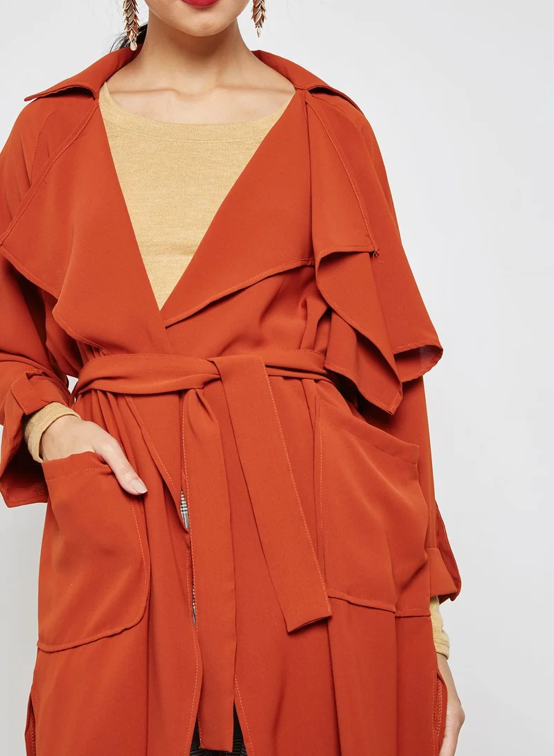 ELLA Lightweight Waterfall Longline Jacket