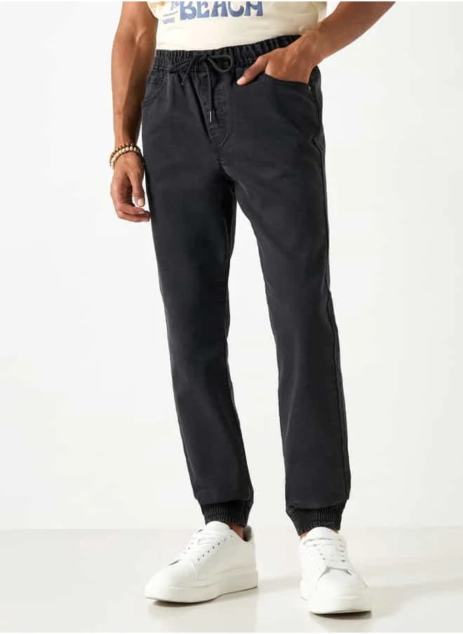 لي كوبر Lee Cooper Joggers with Drawstring Closure and Pockets