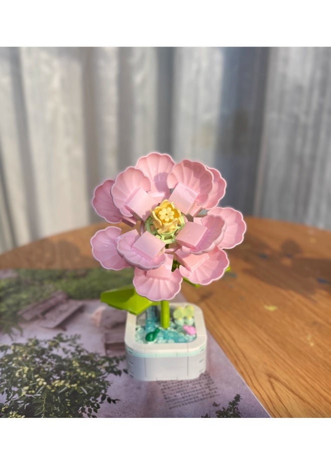 Miniature Building Blocks Flower Building Blocks Set, Artificial Flower Plant Series, Suitable for Home Decoration, Creative Gifts for Adult Women, Build a Perfect Gift for Your Lover - Image 3