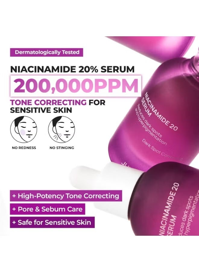 JUMISO Niacinamide 20 Serum - Korean Face Serum with Glutathione, TXA Tranexamic Acid - Reduces Pigmentation, Uneven Skin Tone, Pore Care with Centella for Sensitive Skin, 1.35 fl.oz. - Image 2
