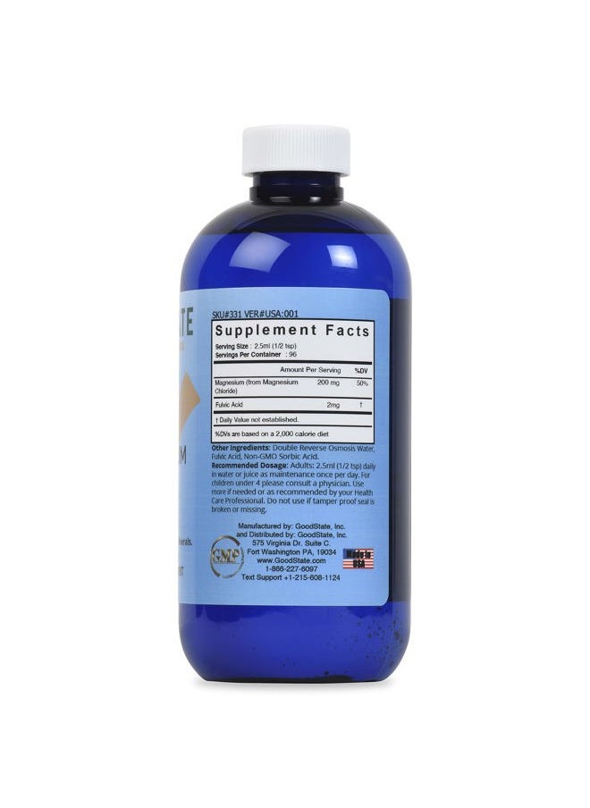 Good State Liquid Magnesium 200 Supplement, 331, 8 fl oz, 1 Count  - Image 2