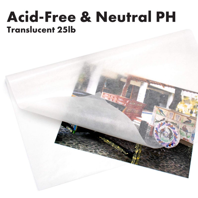 The Paper Factory LLC Acid-Free with a Neutral PH | Protects Art & Photographs | Glassine Paper Roll | 36 inches x 150 feet | by Paper Pros - Image 4