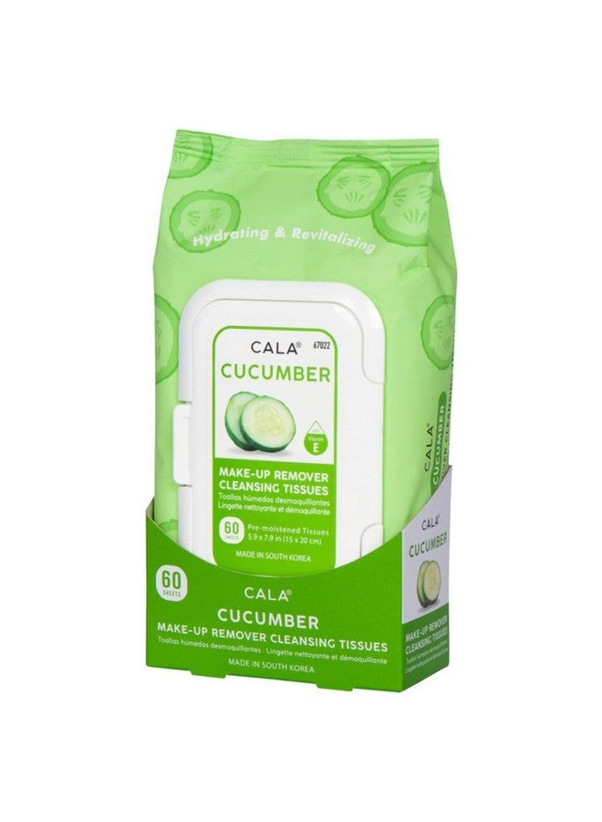 كالا مناديل تنظيف مزيلة للمكياج بنكهة الخيار من كالا، 60 منديلًا