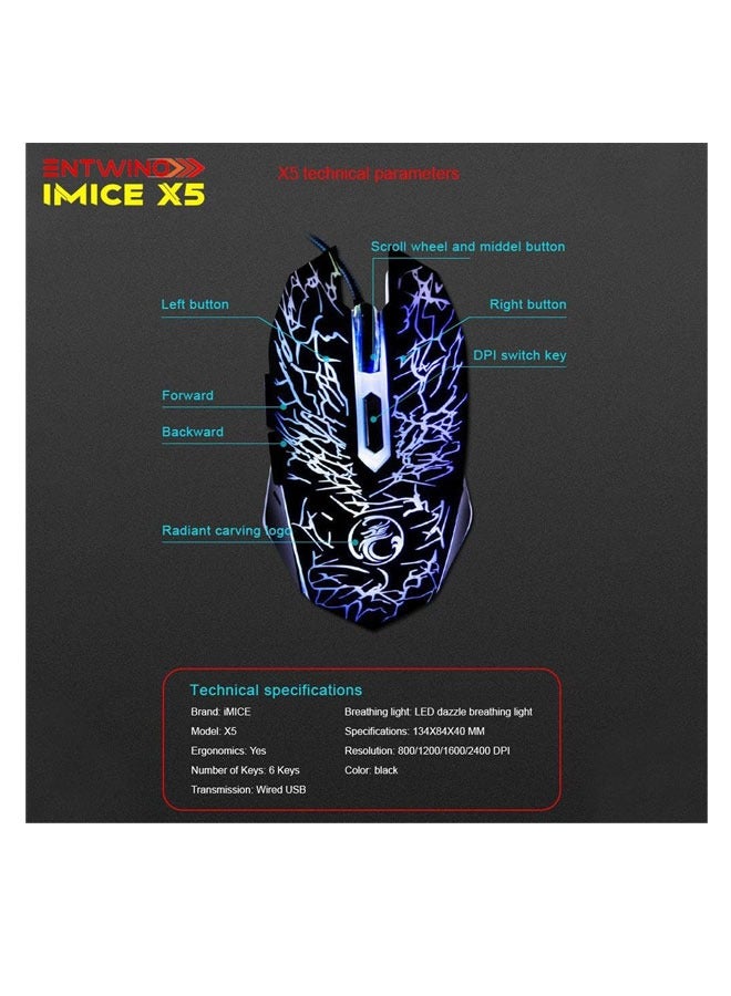 انطوينو ماوس الألعاب إنتوينو iMiceX5 - Image 5