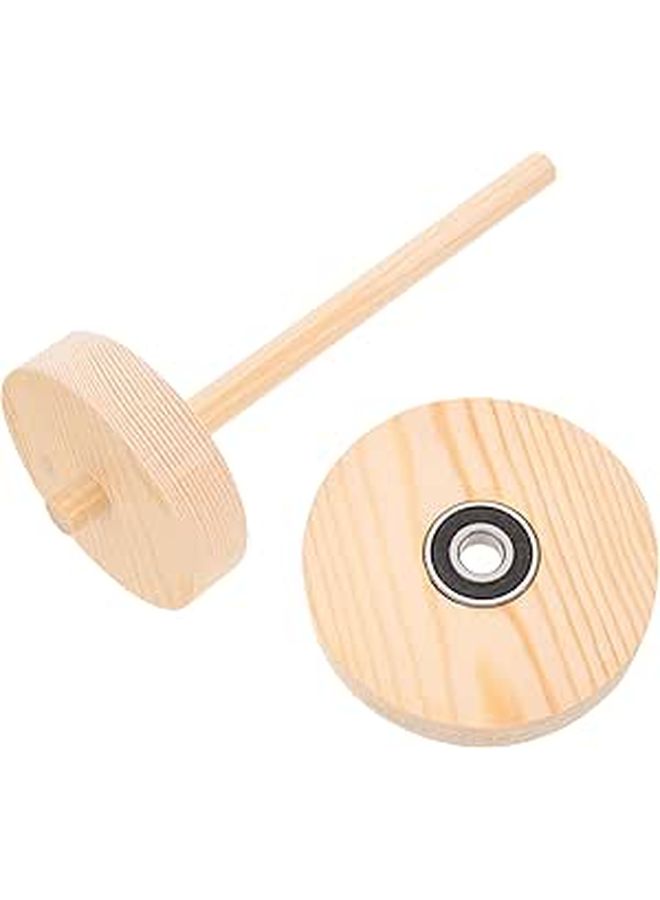 Wooden Yarn Holder Portable Thread Ball Rack For Crochet Knitting Craft Storage - Image 1
