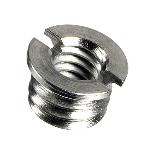 Fotasy (10 Packs) Fotasy Stainless Steel 3/8" to 1/4" Reducer Bushing Convert Screw Adapter, Tripod Screw Adapter 1/4" to 3/8" for Tripod Monopod Ballhead - Image 3