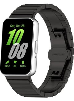 Techmaster Samsung Galaxy Fit 3 R390 Compatible Metal Link Steel Strap  - Image 1