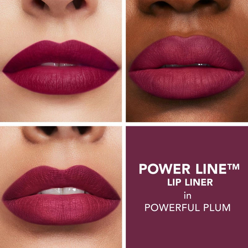 Buxom Power Line Plumping Lip Liner, Powerful Plum - Image 3