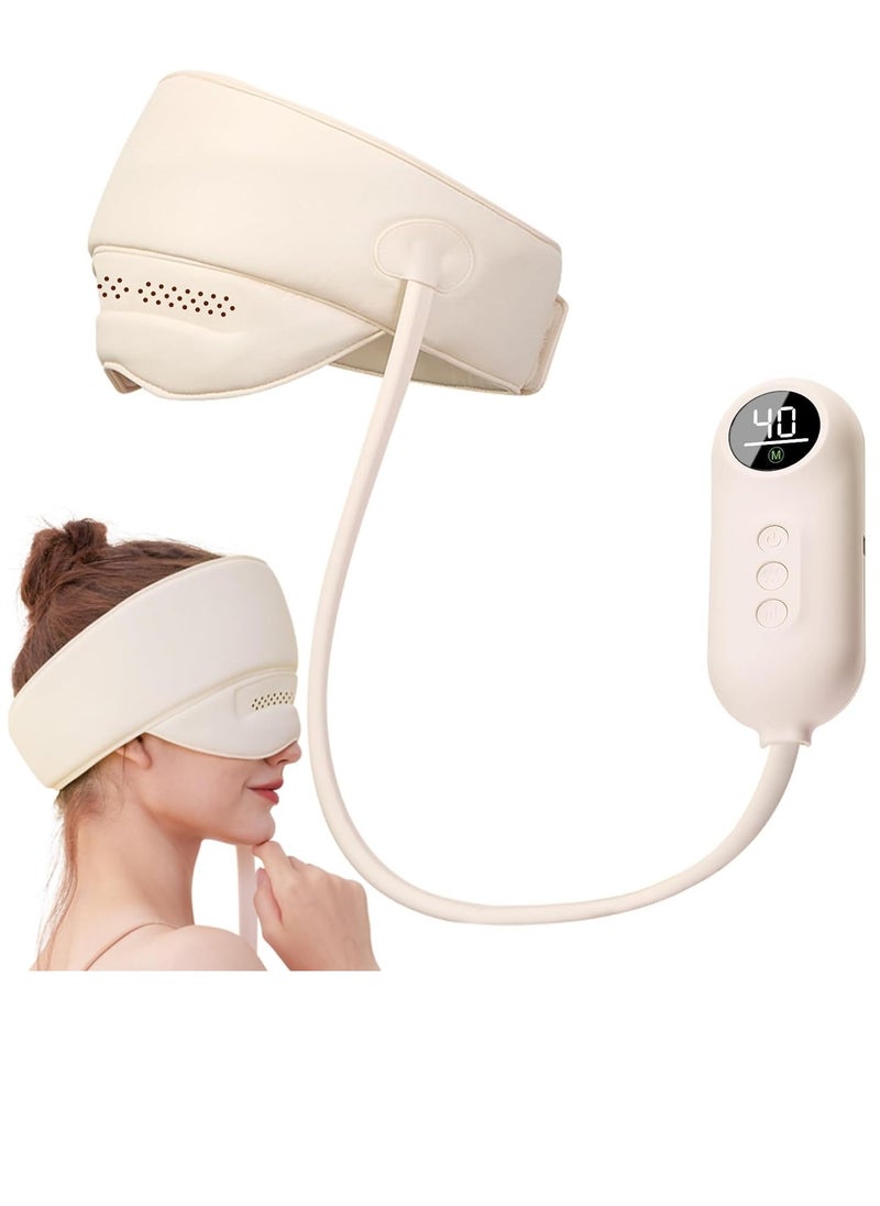 SYOSI Electric Head Massager, Scalp Massager Head Compress Air Bag Massager with Heat & Knead, Portable Electric Head-Eye Massager for Women & Men  - Image 1