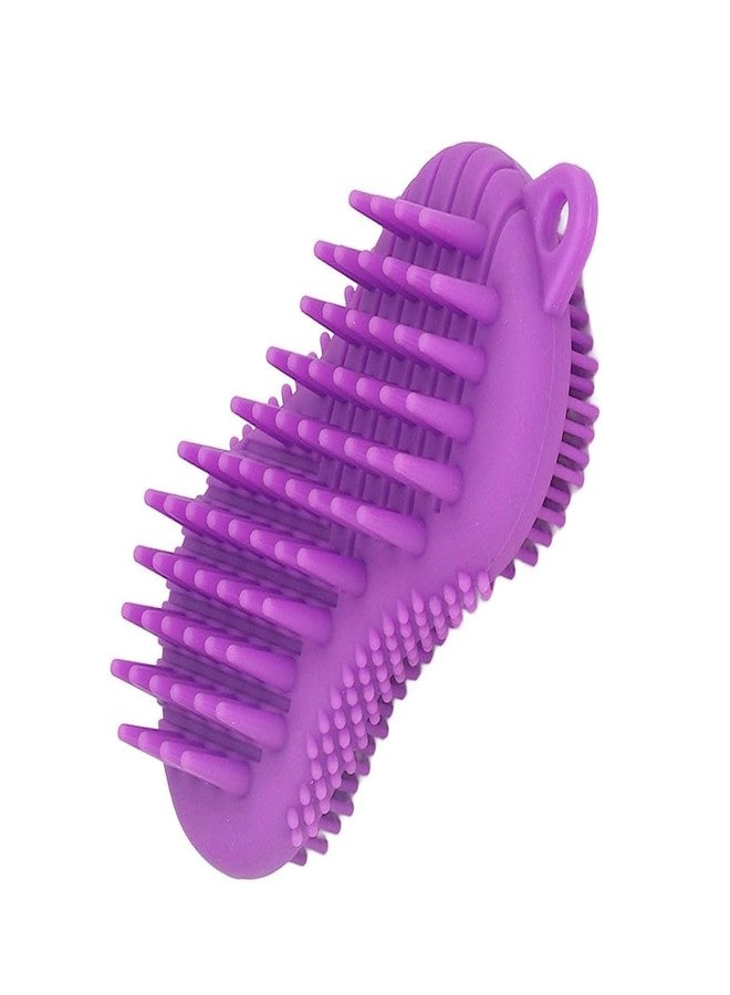 GNOLY Silicone Soft Body Bath Brush Scrubber Handheld Cleansing Skin Brush for Nourishing, Gentle Exfoliating Massage Brush for all Kinds of Skin - Image 1