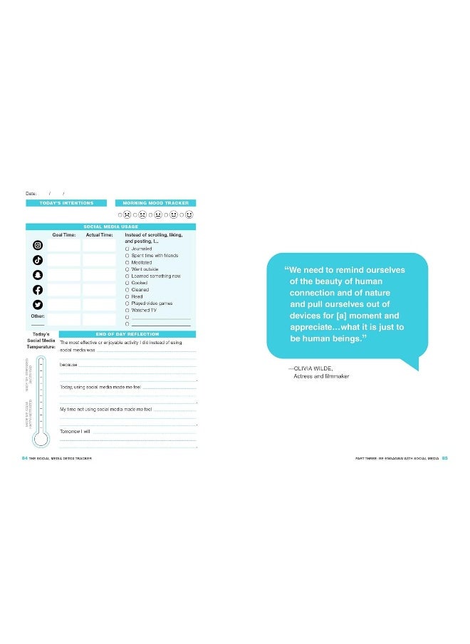 The Social Media Detox Tracker: A Journal to Stop Mindless Scrolling, Set Healthy - pzsku/Z39E4AF2ED917E5C92A7CZ/45/_/1724847786/37a28639-a095-4fc4-a831-e3377944cd70