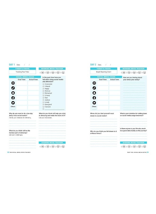 null - The Social Media Detox Tracker: A Journal to Stop Mindless Scrolling, Set Healthy - Image 1