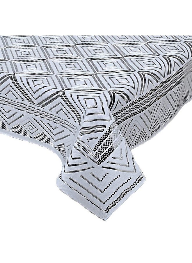 Kuber Industries Argyle Printed Cotton 4 Seater Center Table Cover,40"x60" (White)-44KM025 - pzsku/Z39E4BF3822C74B0C02C6Z/45/_/1737721106/c97d595c-add7-4951-a625-31deb17a8fff