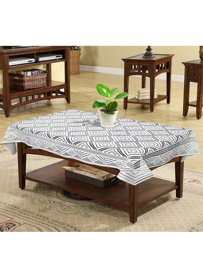 Kuber Industries Argyle Printed Cotton 4 Seater Center Table Cover,40"x60" (White)-44KM025 - pzsku/Z39E4BF3822C74B0C02C6Z/45/_/1737721148/5c55e0ac-5bac-4533-9ce9-26ce32a6e973