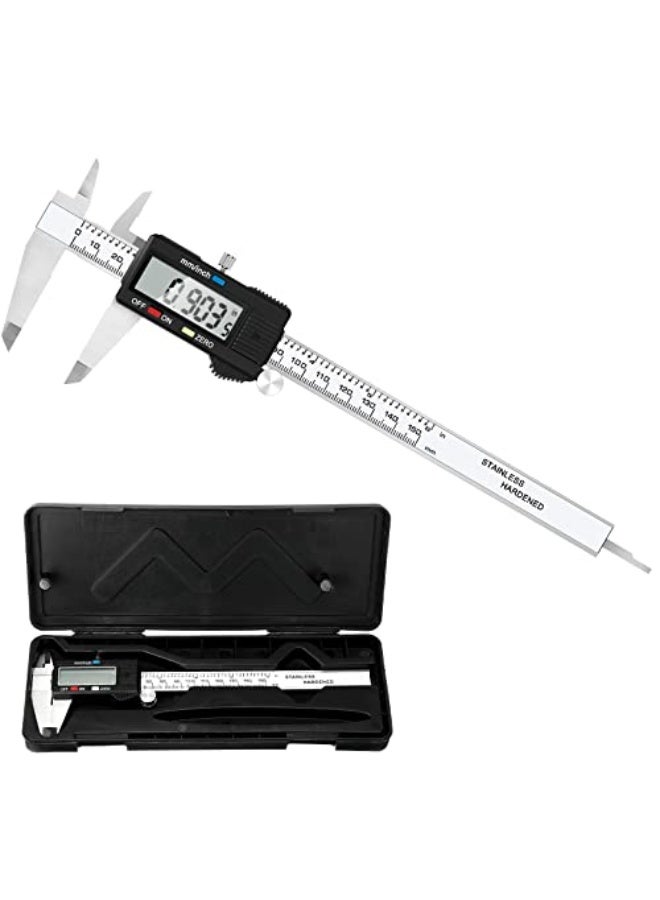 EZT 150mm electronic Digital Caliper With Stainless Steel Body And IP54 Waterproof Protection Design, Auto Off Featured Vernier Caliper - Image 1