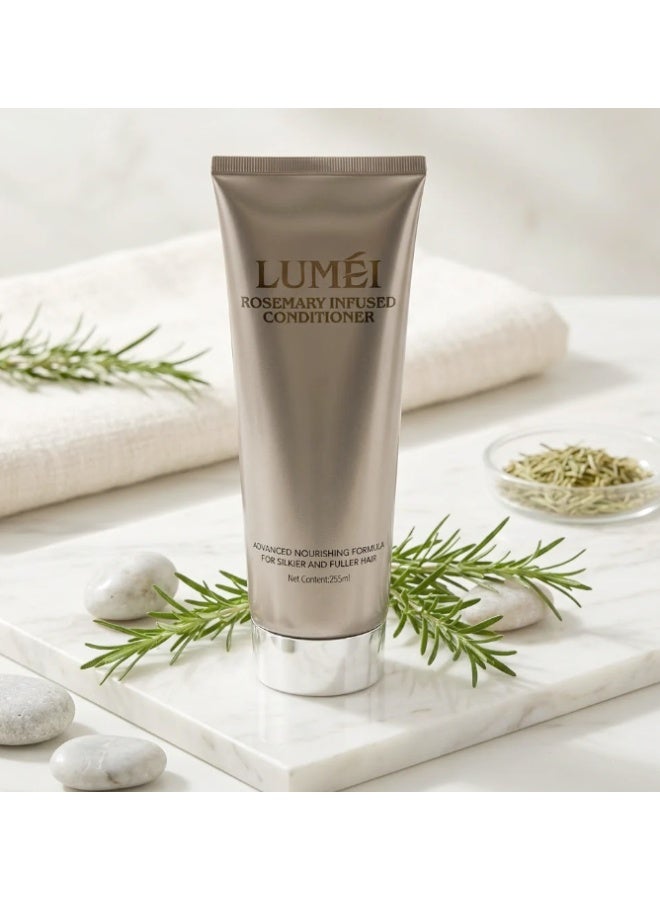 LuMei LUMÉI Rosemary Infused Shampoo & Conditioner Set for Hair Care, Nourishing Formula for Smoother & Fuller Looking Hair 2 x 200ml - Image 3