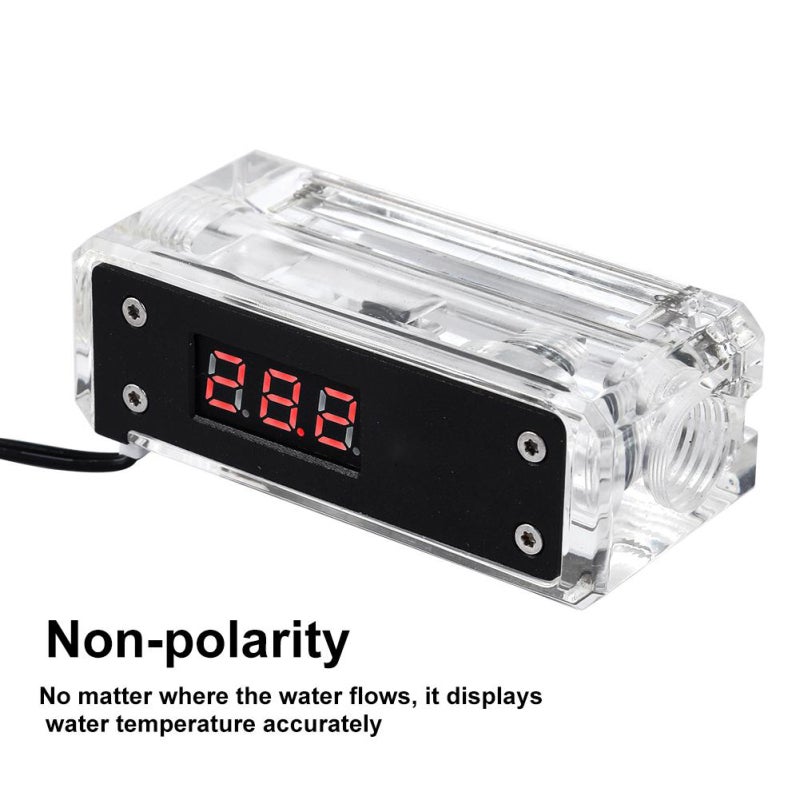 Digital Water Thermometer -50 To 100℃ Range 0.1℃ High Precision - Real-time Data Update Water Cooling Thermometer For PC Liquid Cooling, Aquarium Monitoring, Home Brewing - Image 4