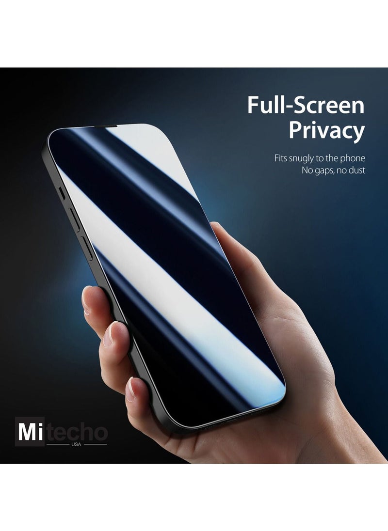 Mi techo - Mi techo Apple iPhone 15 Full Coverage Privacy Tempered Glass Screen Protector - Image 1